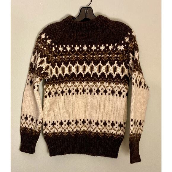 Runox Scandanavian Wool Sweater Denmark Nordic Scandi Handmade Sz S ~ So Hygge! - Picture 3 of 5